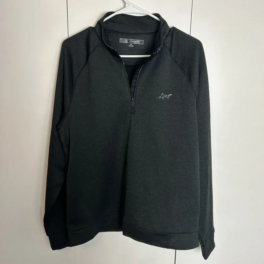 Greg Norman Sweater Adult Sz Medium Black Casual Pullover Sweatshirt Men’s